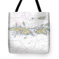 St John St Thomas-virgin Islands Nautical Chart - Tote Bag