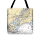 Stratford -connecticut Nautical Chart _v2 - Tote Bag