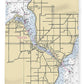 Sturgeon Bay-lake Michigan Nautical Chart - Blanket