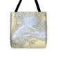 Suisun-bay -california Nautical Chart _v6 - Tote Bag