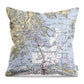 Terrebonne Bay-louisiana Nautical Chart - Throw Pillow