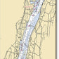 West Camp-new York Nautical Chart - Acrylic Print
