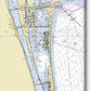 Cape Canaveral South Florida Nautical Chart – 625" x 8 – Canvas Nautical Chart Print by SeaKoast