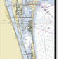 Cape Canaveral South Florida Nautical Chart – 625" x 8 – Canvas Nautical Chart Print by SeaKoast