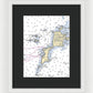 Virgin Gorda-Virgin Islands Nautical Chart - Framed Print  7.5" x 10"  Framed Nautical Chart Print by SeaKoast.