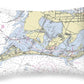 Anna Maria Island Florida Nautical Chart - Throw Pillow