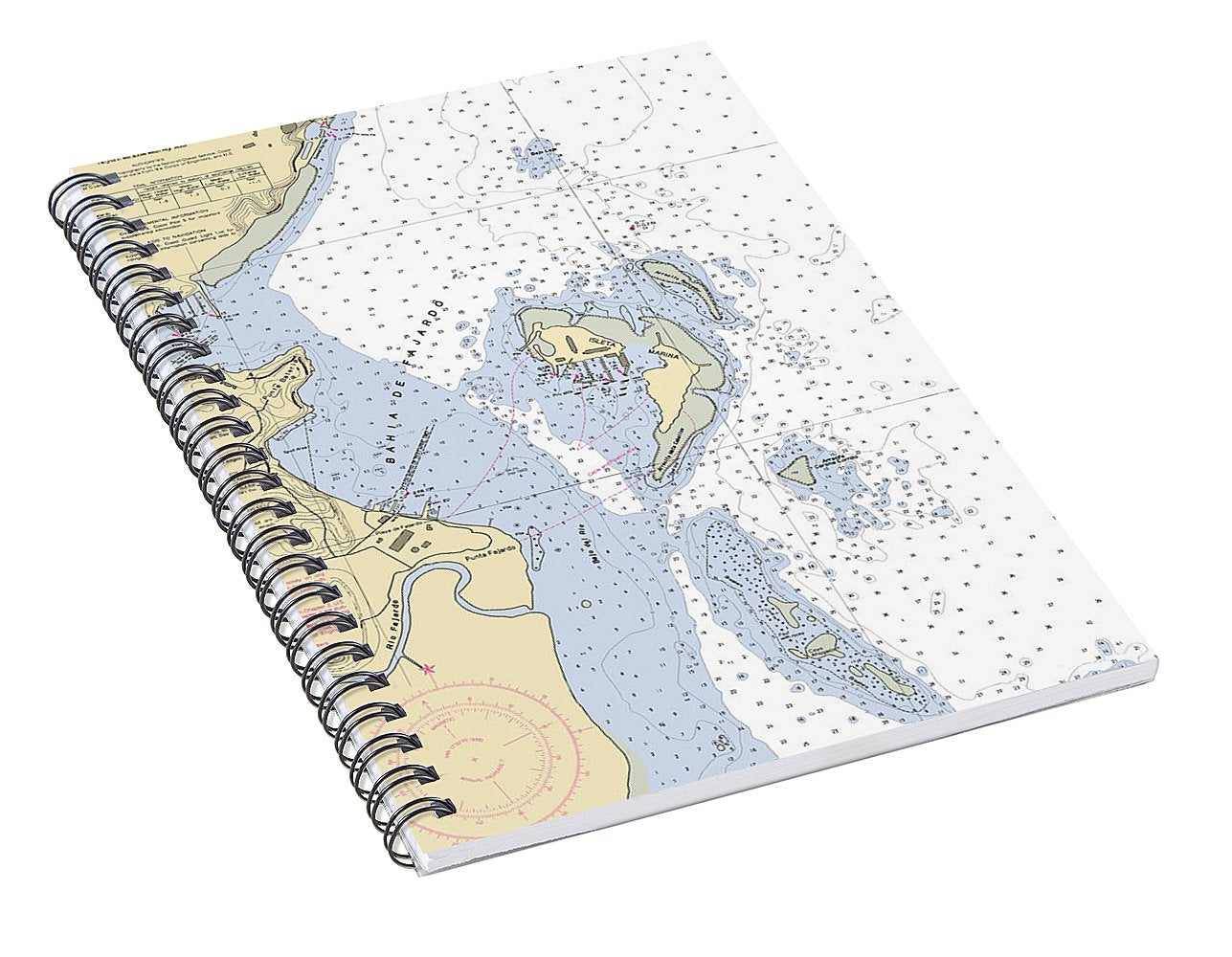 Bahia De Fajardo-puerto Rico Nautical Chart - Spiral Notebook