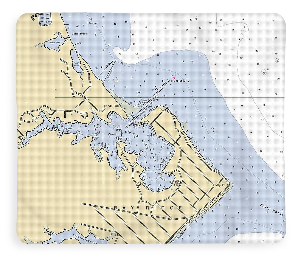 Bay Ridge -maryland Nautical Chart _v2 - Blanket