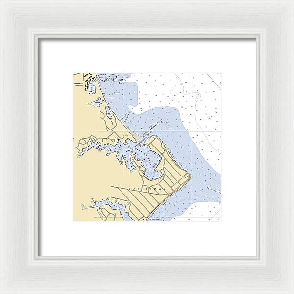 Bay Ridge -maryland Nautical Chart _v2 - Framed Print