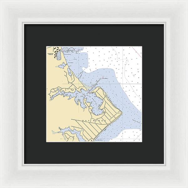 Bay Ridge -maryland Nautical Chart _v2 - Framed Print