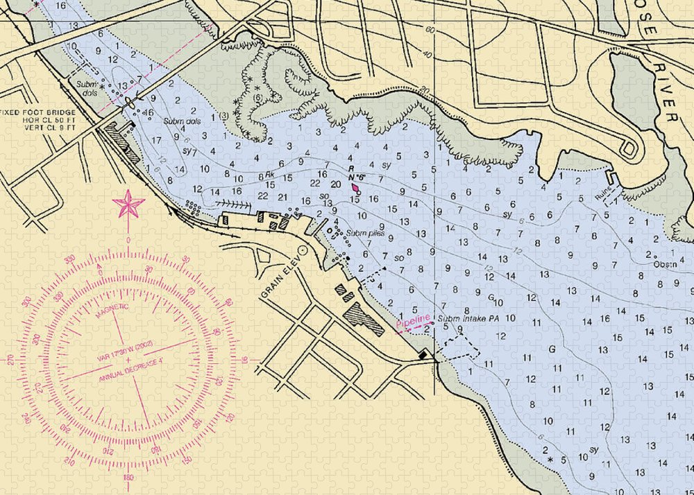 Belfast Harbor-maine Nautical Chart - Puzzle