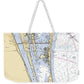 Cape-canaveral-south -florida Nautical Chart _v6 - Weekender Tote Bag