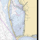 Cape San Blas -Florida Nautical Chart _V6 – 5" x 8" – Canvas Nautical Chart Print by SeaKoast