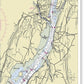 Catskill New York Nautical Chart – 125" x 8 – Canvas Nautical Chart Print by SeaKoast
