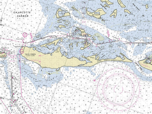 Cayo Costa Florida Nautical Chart Puzzle