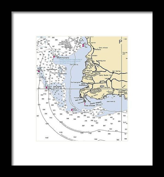 A beuatiful Framed Print of the Cerro Bueno Vista-Puerto Rico Nautical Chart by SeaKoast