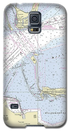 Chesapeake Bay Bridge Hampton Roads Virginia Nautical Chart - Phone Case