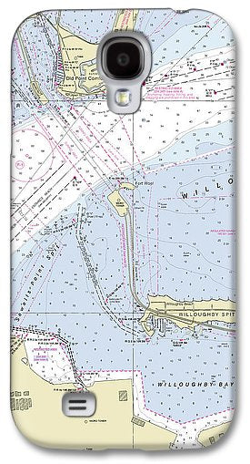 Chesapeake Bay Bridge Hampton Roads Virginia Nautical Chart - Phone Case