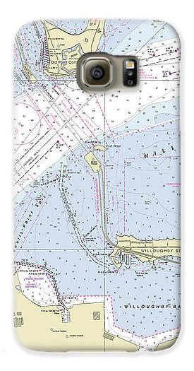 Chesapeake Bay Bridge Hampton Roads Virginia Nautical Chart - Phone Case