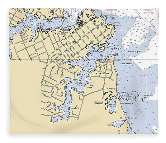Eastport  Maryland Nautical Chart _V2 Blanket