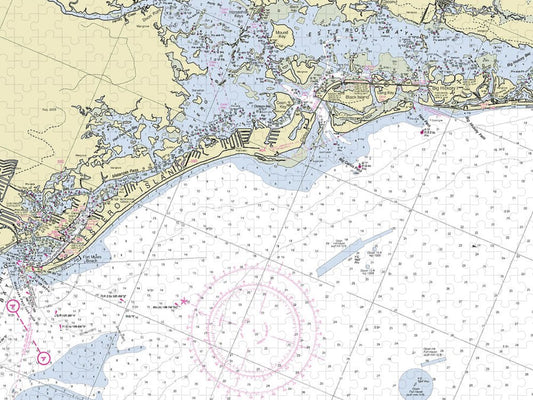 Estero Florida Nautical Chart Puzzle
