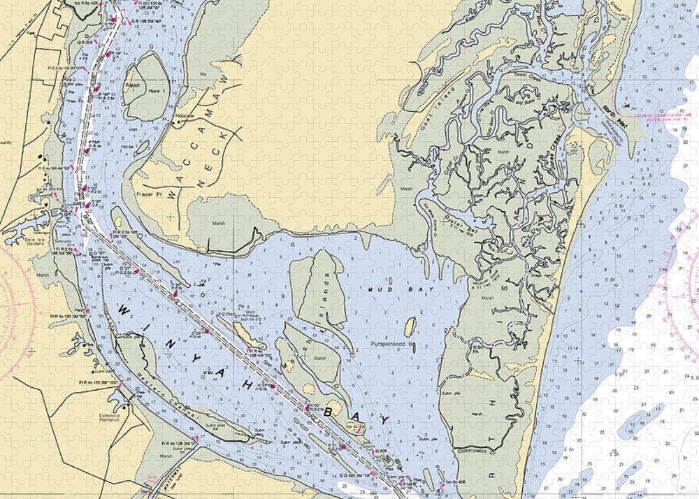 Georgetown-south Carolina Nautical Chart - Puzzle