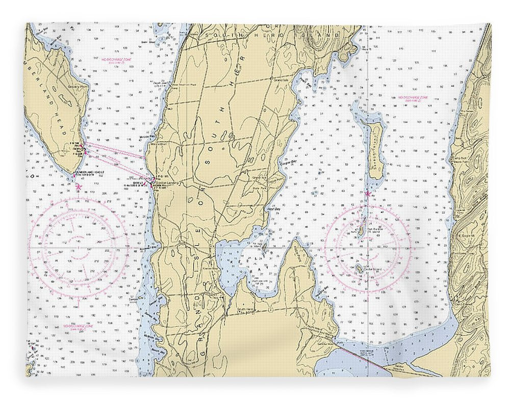 Grand Island-lake Champlain  Nautical Chart - Blanket