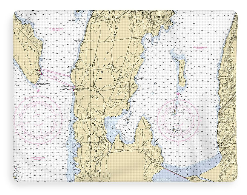 Grand Island-lake Champlain  Nautical Chart - Blanket