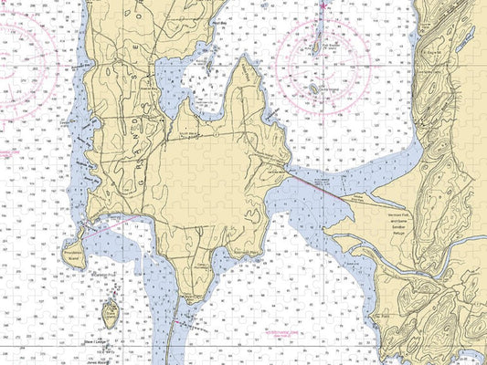 Lake Champlain  Lake Champlain  Nautical Chart _V3 Puzzle