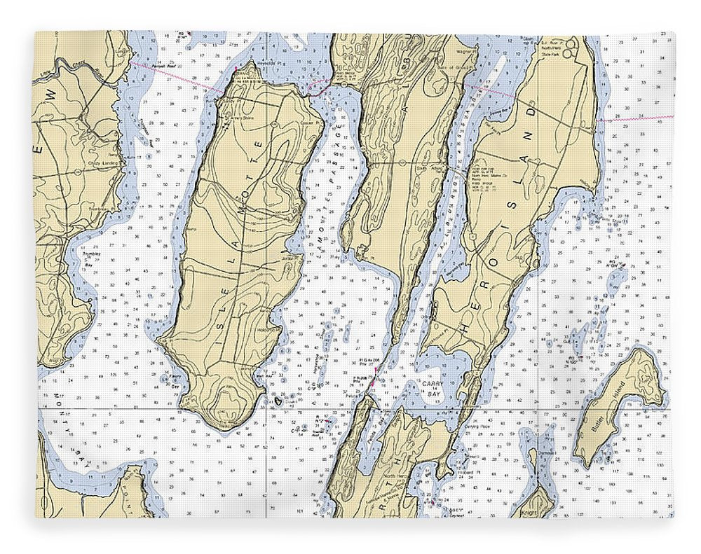 Lake Champlain -lake Champlain  Nautical Chart _v4 - Blanket