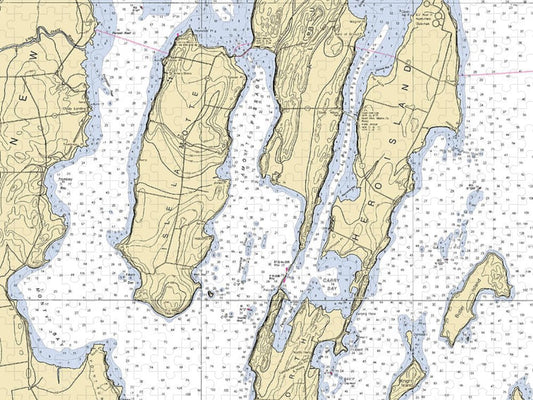 Lake Champlain  Lake Champlain  Nautical Chart _V4 Puzzle