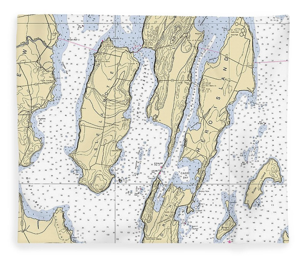 Lake Champlain  Lake Champlain  Nautical Chart _V4 Blanket