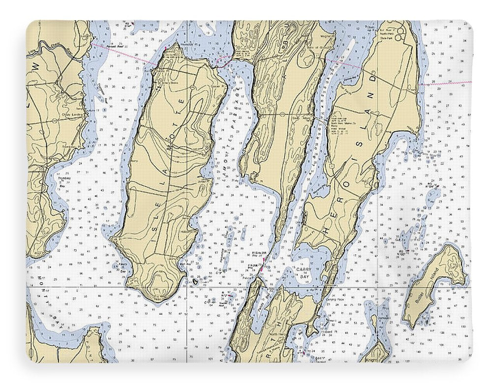 Lake Champlain -lake Champlain  Nautical Chart _v4 - Blanket