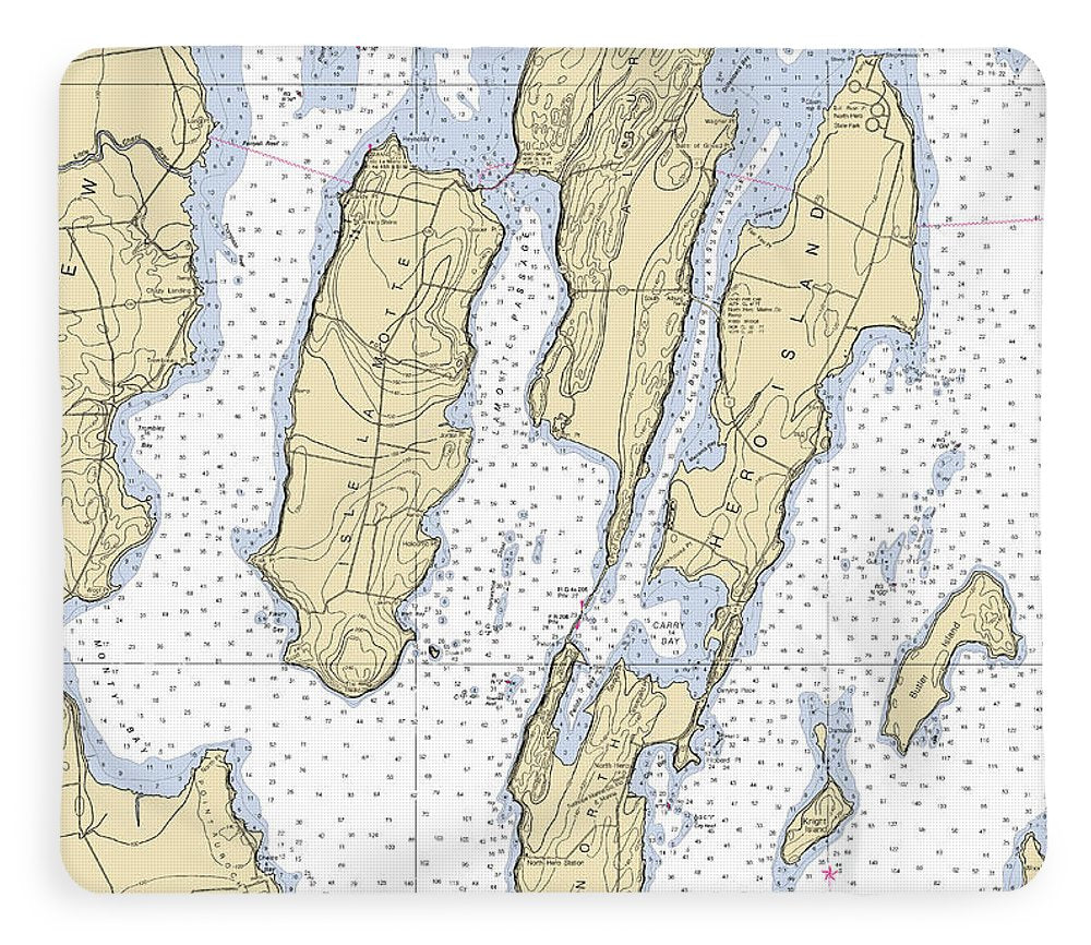 Lake Champlain -lake Champlain  Nautical Chart _v4 - Blanket