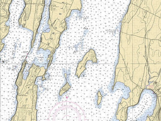 Lake Champlain  Lake Champlain  Nautical Chart _V5 Puzzle