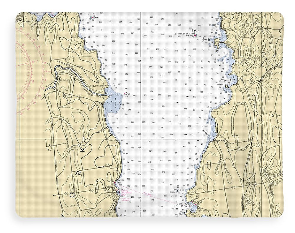 Lake Champlain Split Rock Point-lake Champlain  Nautical Chart - Blanket