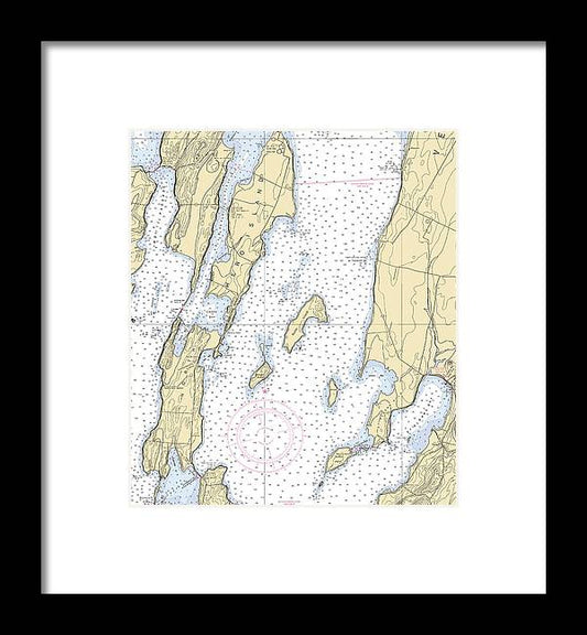 A beuatiful Framed Print of the Lake Champlain St Albans Bay-Lake Champlain  Nautical Chart by SeaKoast