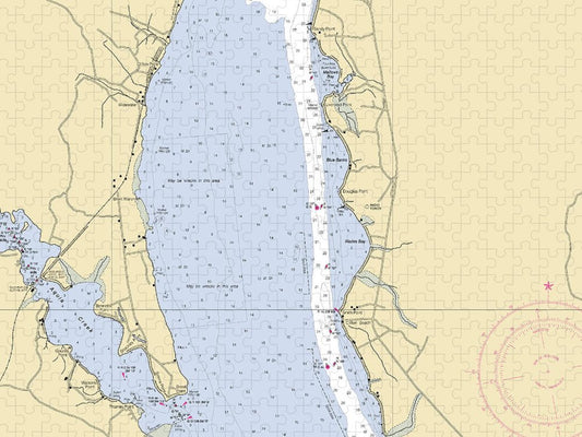Liverpool Point Maryland Nautical Chart Puzzle