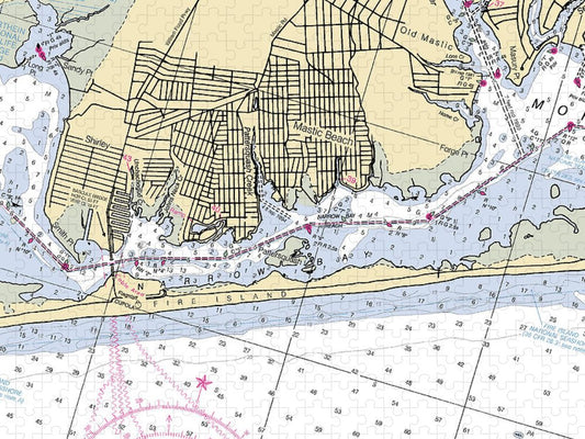 Mastick New York Nautical Chart Puzzle