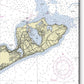 Montauk New York Nautical Chart - Acrylic Print – 6.750" x 8.000" – Acrylic Nautical Chart Print by SeaKoast.