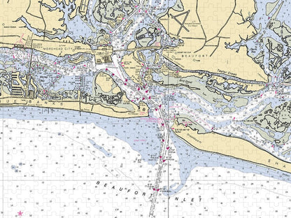 Morehead City North Carolina Nautical Chart Puzzle