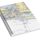 Morehead City-north Carolina Nautical Chart - Spiral Notebook