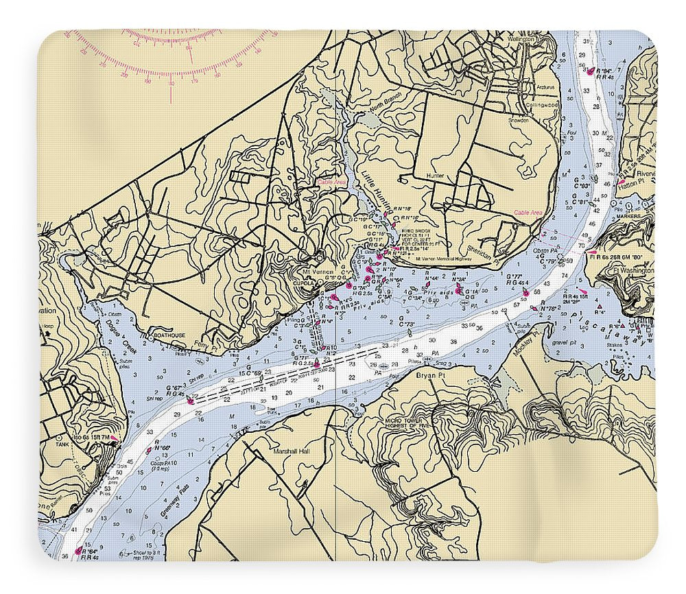 Mt Vernon-virginia Nautical Chart - Blanket