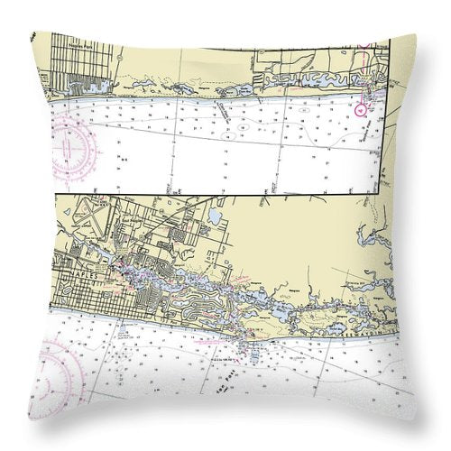 Naples, FL outlets Nautical Chart Shower Curtain / Made to Order