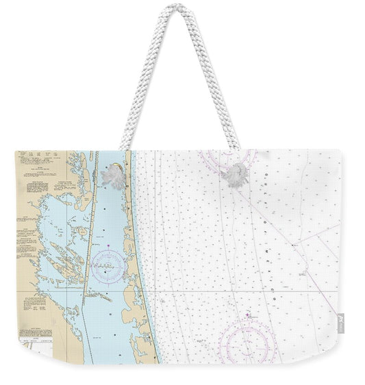 Nautical Chart-11304 Northern Part-laguna Madre - Weekender Tote Bag