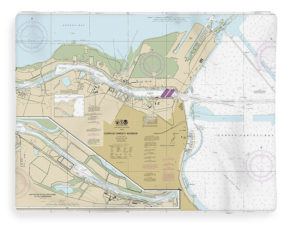 Nautical Chart-11311 Corpus Christi Harbor - Blanket
