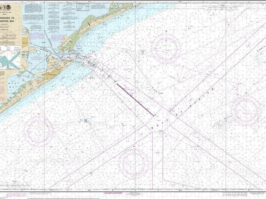Nautical Chart 11323 Approaches Galveston Bay Puzzle