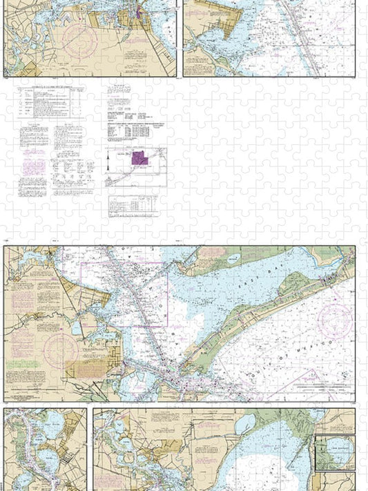 Nautical Chart 11326 Galveston Bay Puzzle