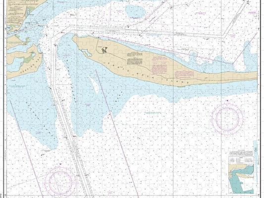 Nautical Chart 11384 Pensacola Bay Entrance Puzzle