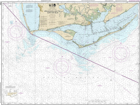 Nautical Chart 11401 Apalachicola Bay Cape San Blas Puzzle